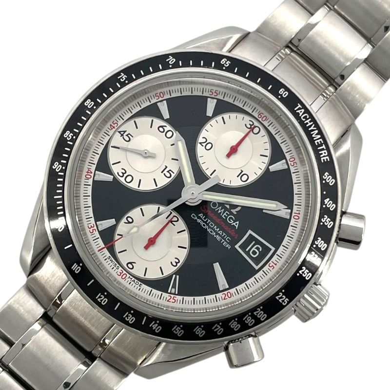 オメガ OMEGA スピードマスター デイトクロノグラフ 3210.51 ブラック SS 自動巻き メンズ 腕時計
