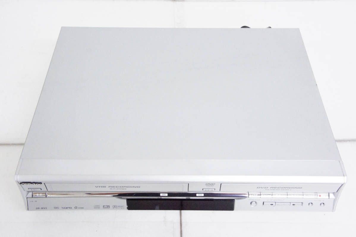 Victor　DR-MV5　VHS/DVD一体型レコーダー　ビデオデッキ 中古】JVC Victorビクター DVDプレーヤー一体型ビデオデッキ DR