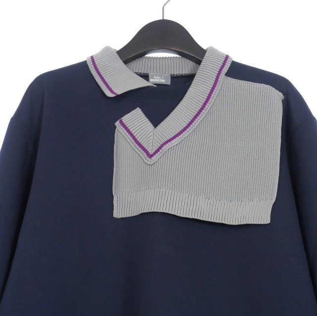 カラー kolor BEACON 24AW ダンボールカットソー スウェット