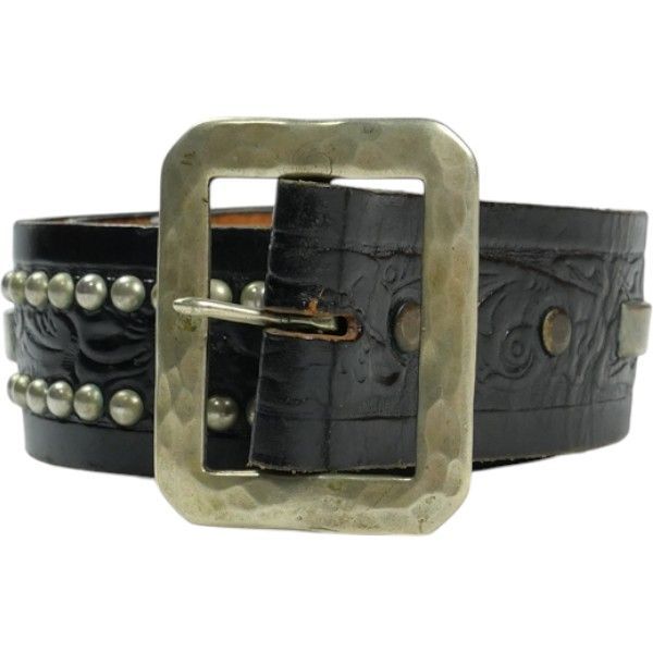 Size フリー TENDERLOIN テンダーロイン T-STUD BELT レザーベルト 黒 品-良い 20825467