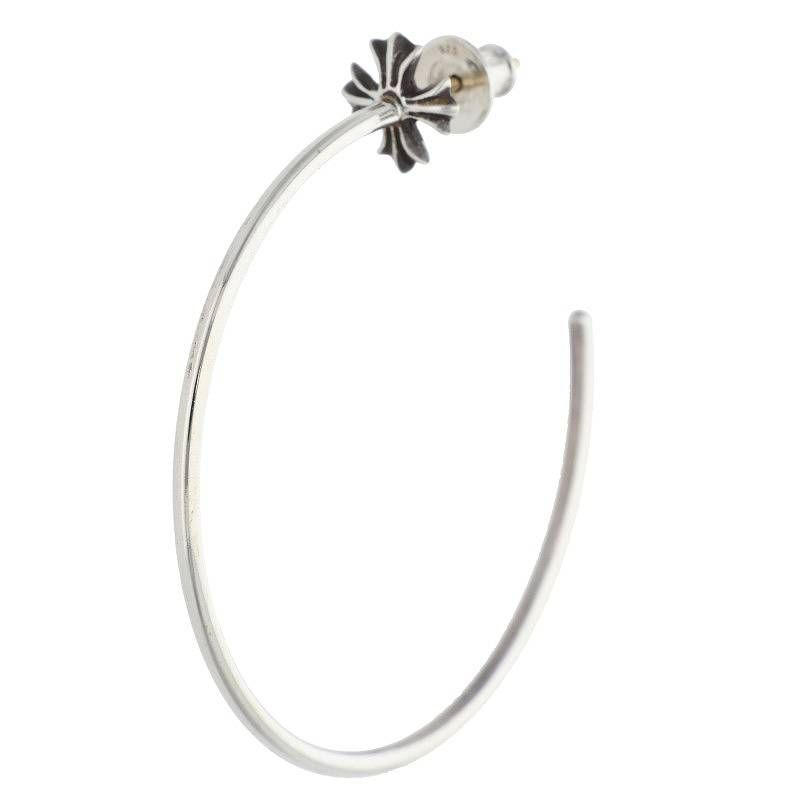 クロムハーツ HOOP CH PLS CHプラスフープ シルバーピアス メンズ