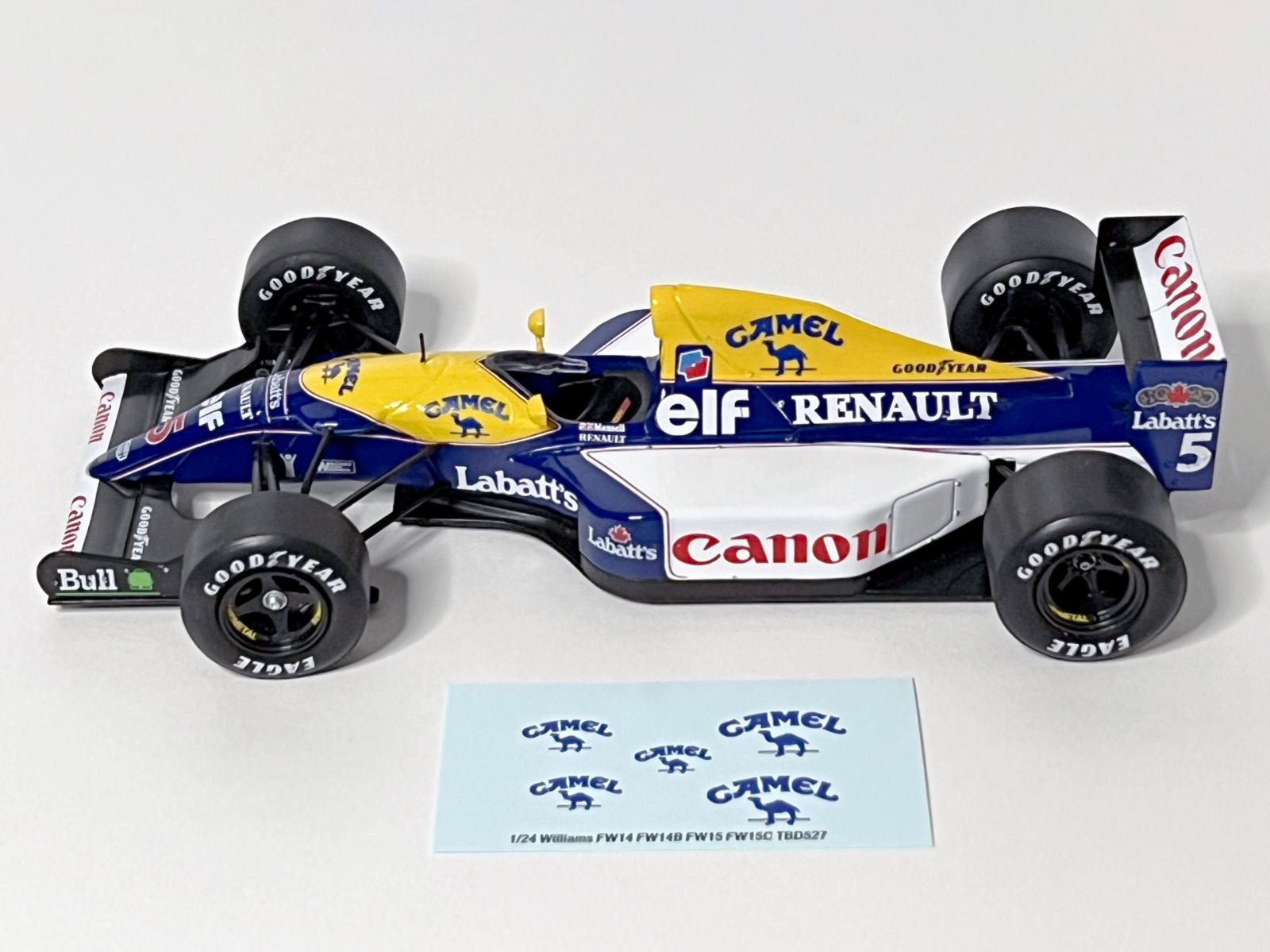 ビッグスケールF1コレクション ウィリアムズ FW14B キャメル仕様 1/24 