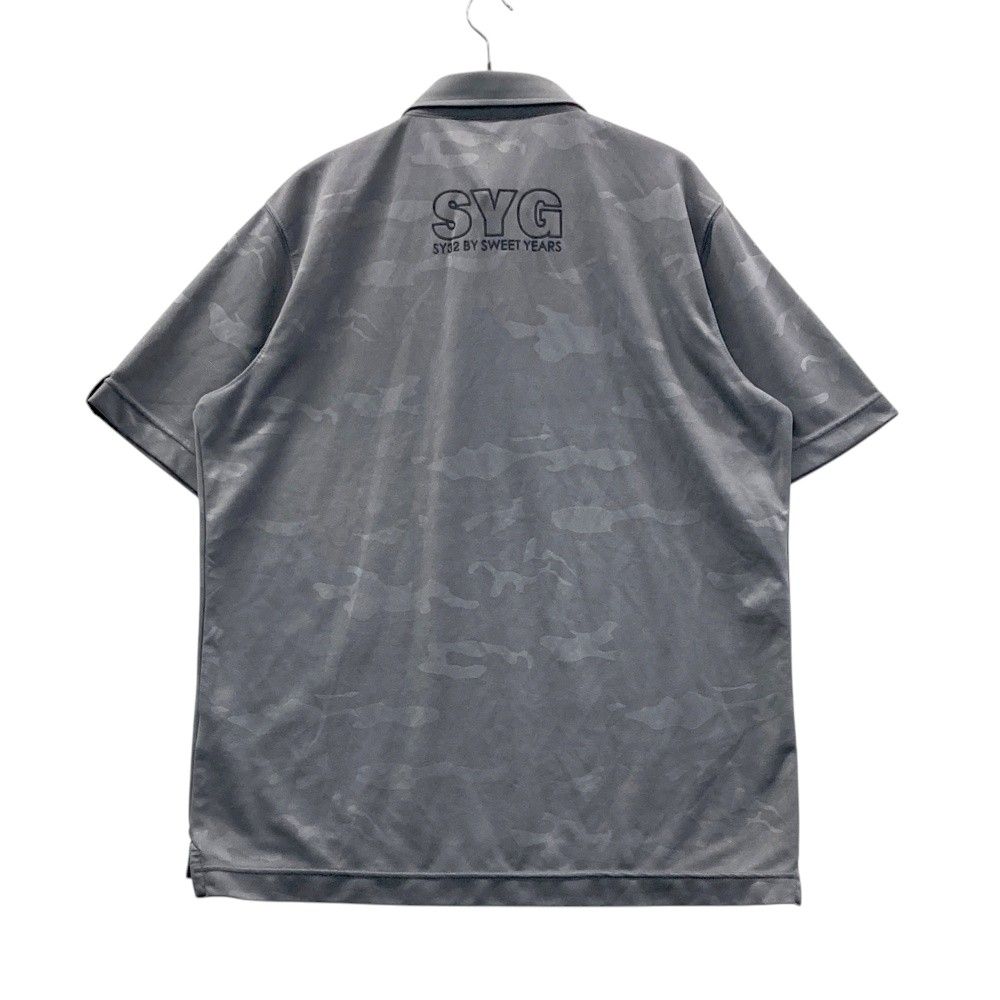 サイズ：XL SY32 BY SWEET YEARS GOLF エスワイサーティトゥ  長袖ポロシャツ ボタンダウン  ホワイト系 [240101360485] ゴルフウェア メンズ ストスト SY32 BY SWEET YEARS GOLF［エスワイサーティトゥバイスウィート