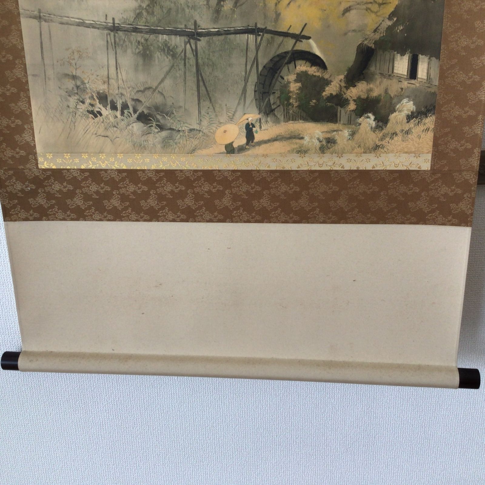 掛け軸 河合玉堂 『 彩雨 』 絹本 名品 複製 希少 軸装 茶道具 掛軸 美品 川合玉堂『彩雨』高級額【ポイント5％還元中】 : アートの友社