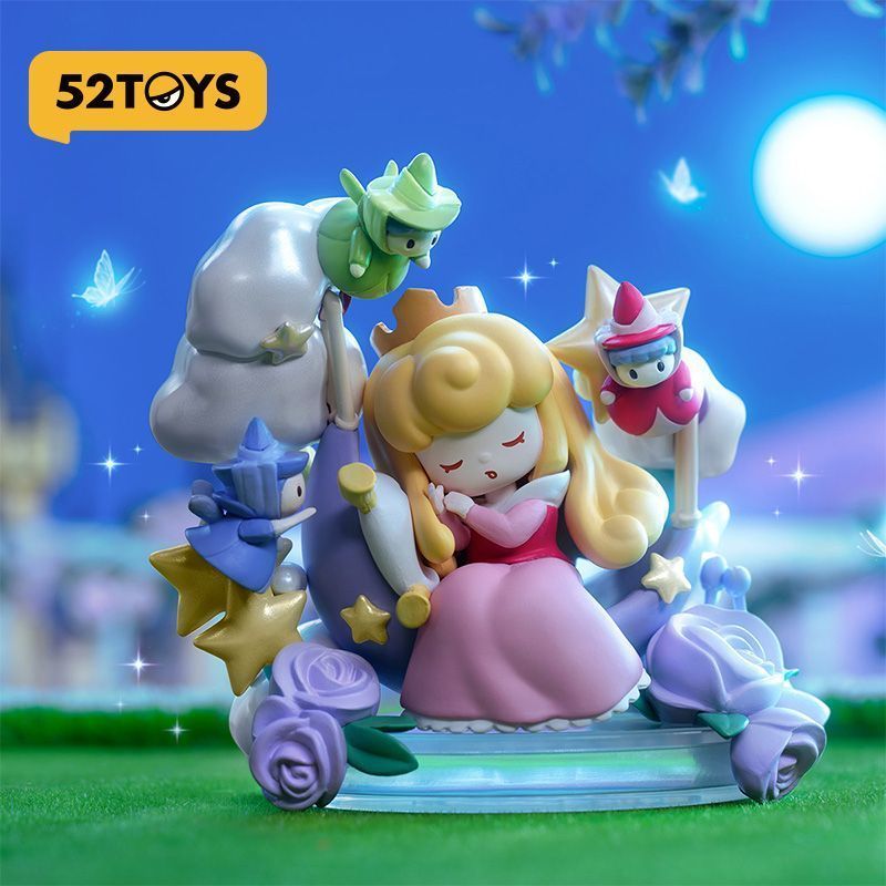52TOYS ディズニー お花のブランコ シークレット オーロラ姫 フィギュア 52TOYS BLINDBOX ディズニープリンセス D-babyシリーズ お花の