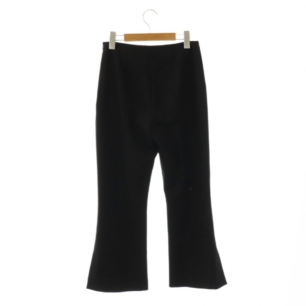 フォクシー FOXEY 25年 Pants Joie パンツ フ スリット 38 ブラック 45699 HK OS