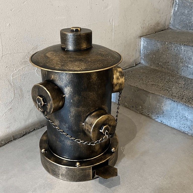 消火栓型ゴミ箱 ペダル式