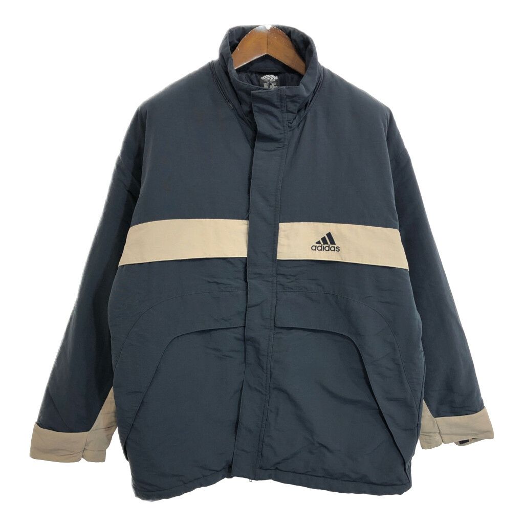 adidas アディダス 中綿 ナイロンジャケット スポーツ ネイビー(メンズ