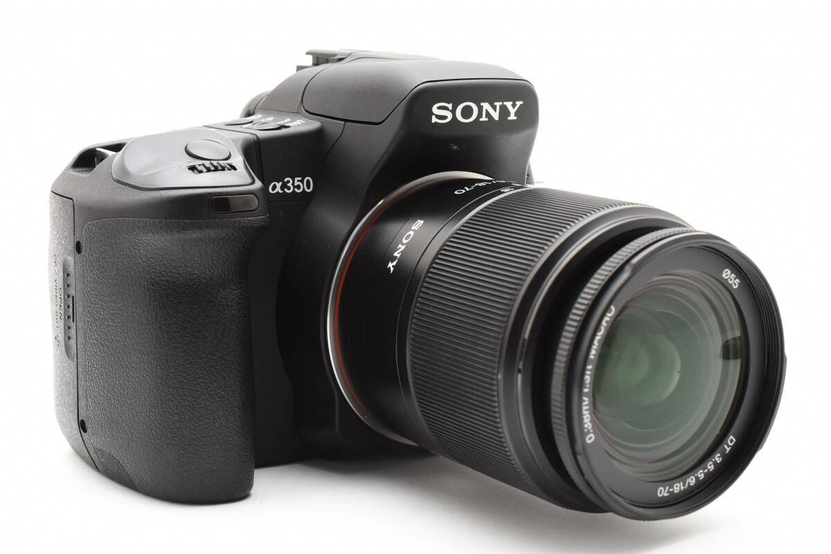 ☆ソニー SONY α350 DSLR-A350 ボディ レンズ DT 18-70mm F3.5-5.6 