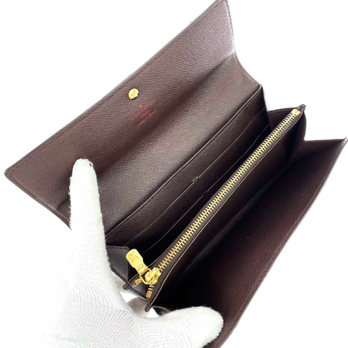 ルイヴィトン ダミエ エベヌ ポルトフォイユ・サラ 長財布 N61734 Bランク | 【オオクラヤ・オンラインショップ】ブランド品 ・時計・貴金属の新品・中古品販売