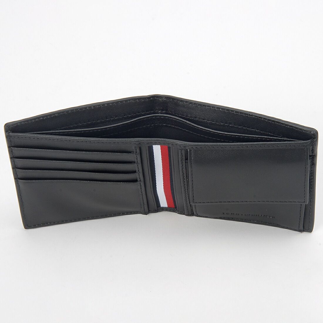  TOMMY トミーヒルフィガー 二つ折り財布 メンズ ブラック CC AND COIN 二つ折り財布 折り財布
