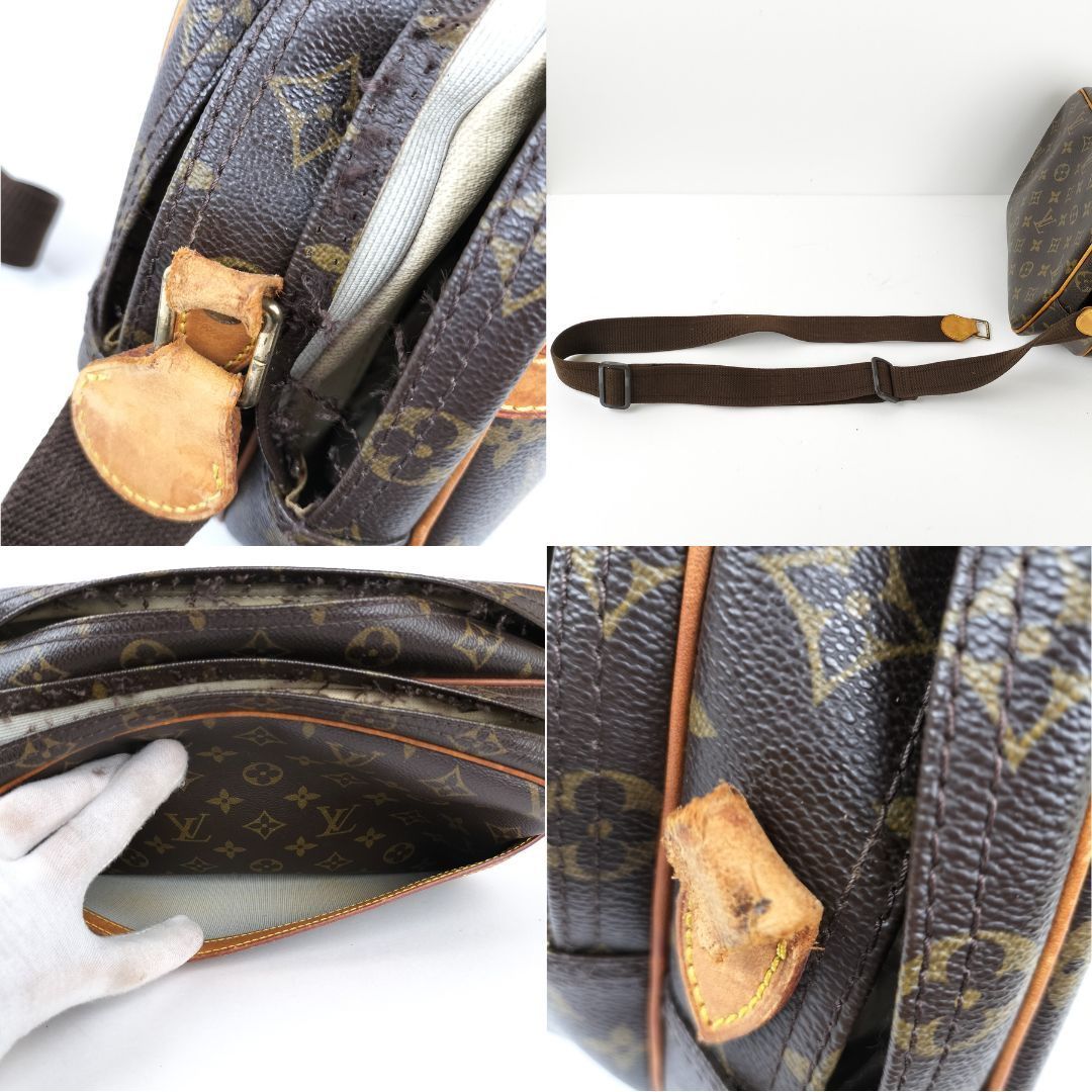 【極美品】 ルイヴィトン モノグラム リポーターショルダーバッグ ヌメ革 LOUIS VUITTON/ルイヴィトン】モノグラム リポーターPM