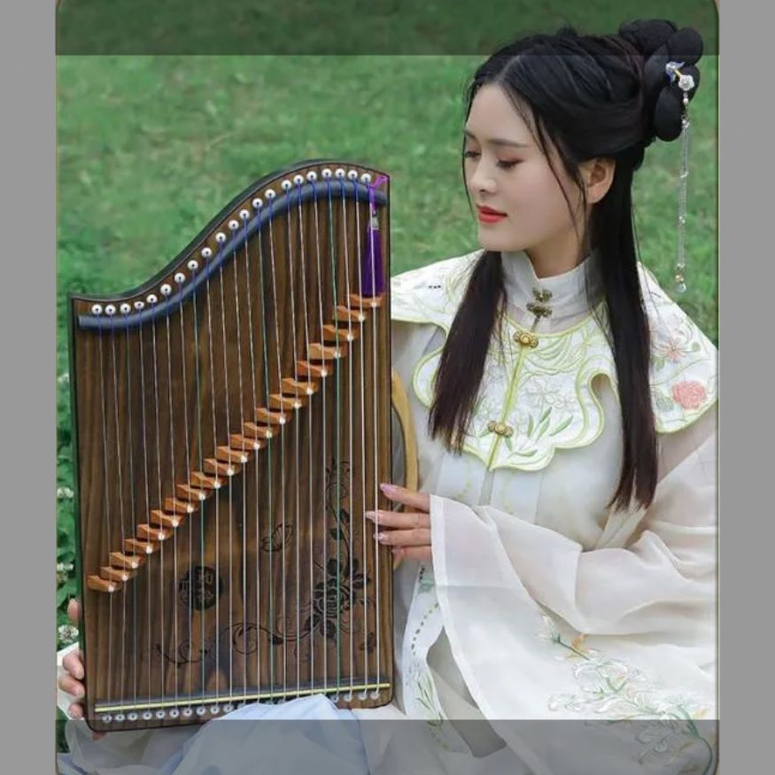 21本弦古筝初心者演奏入門古筝携帯型子供成人練習級楽器試験を受けます