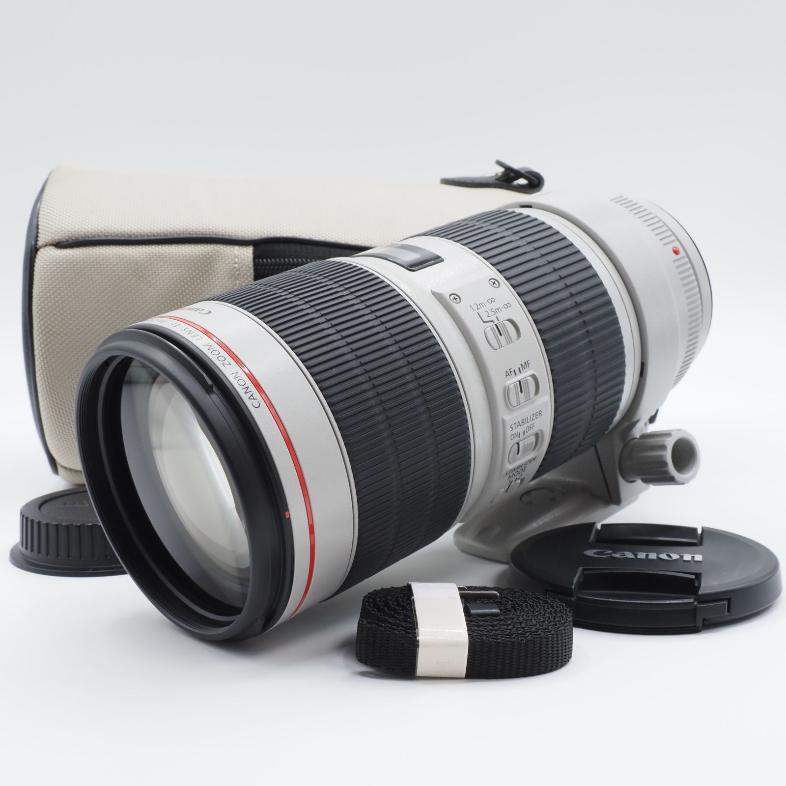 ☆新品級・ケース付き☆ Canon キヤノン 望遠ズームレンズ EF70-200mm