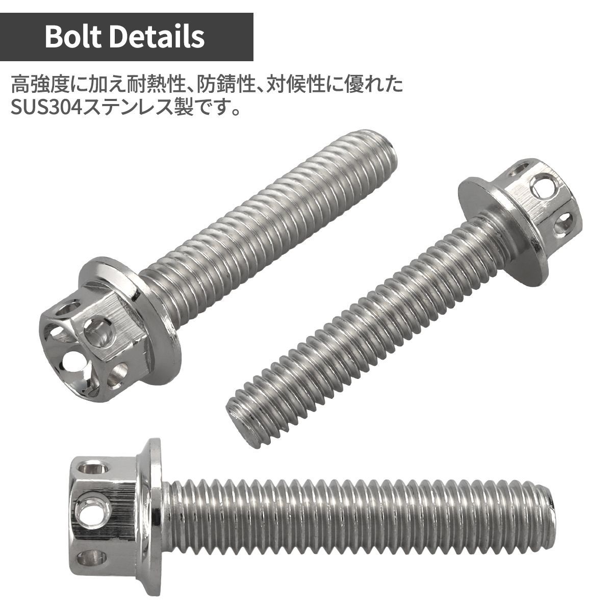 SR400 SR500 エンジンカバー クランクケース ボルト 20本セット