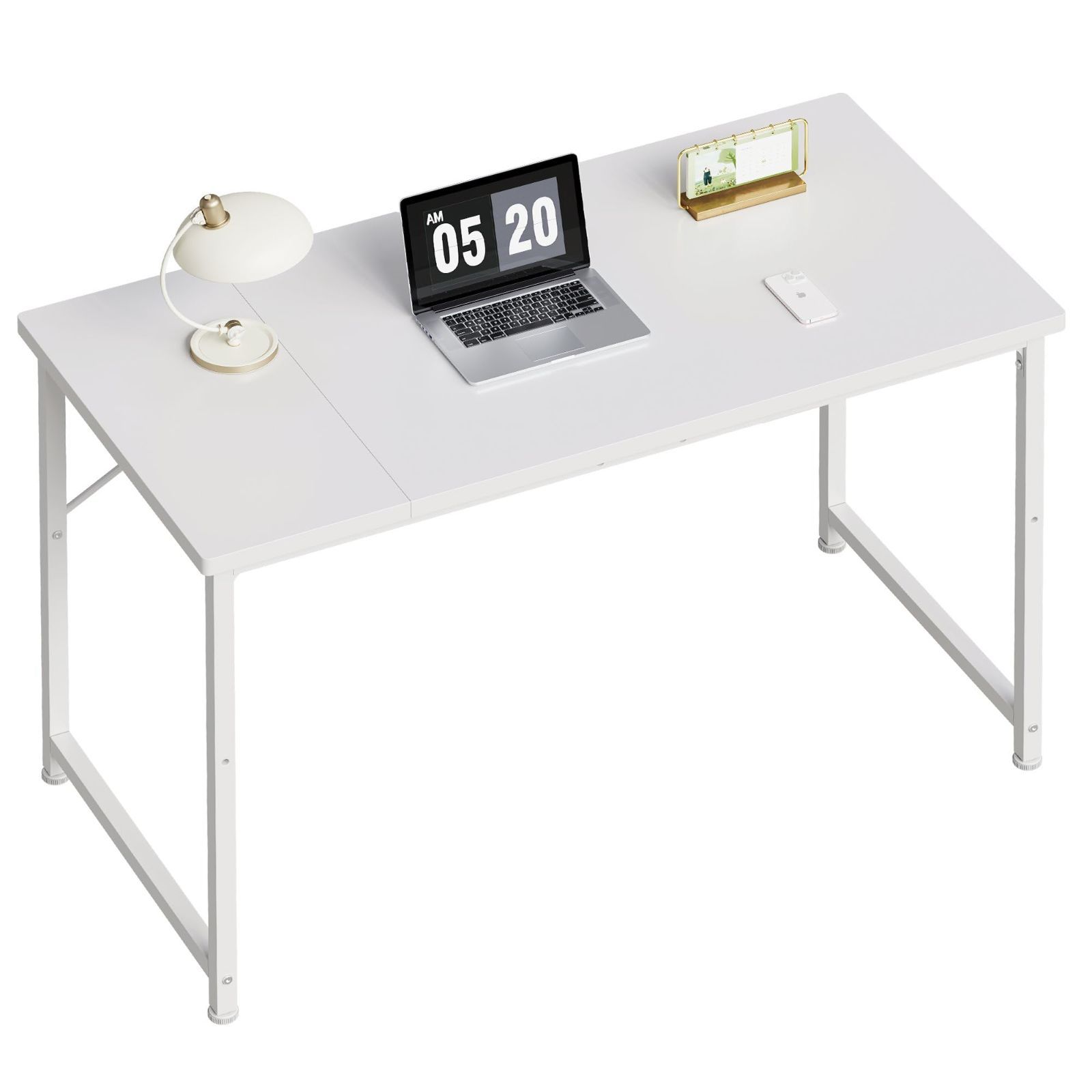 パソコンデスク ゲーミング 子 一人暮らし 家具 desk table 学習机 勉強机 小さい 作業机 pcデスク ワークデスク gaming 机 desk 幅100*奥行50cm Maihail 簡易な単板 白い