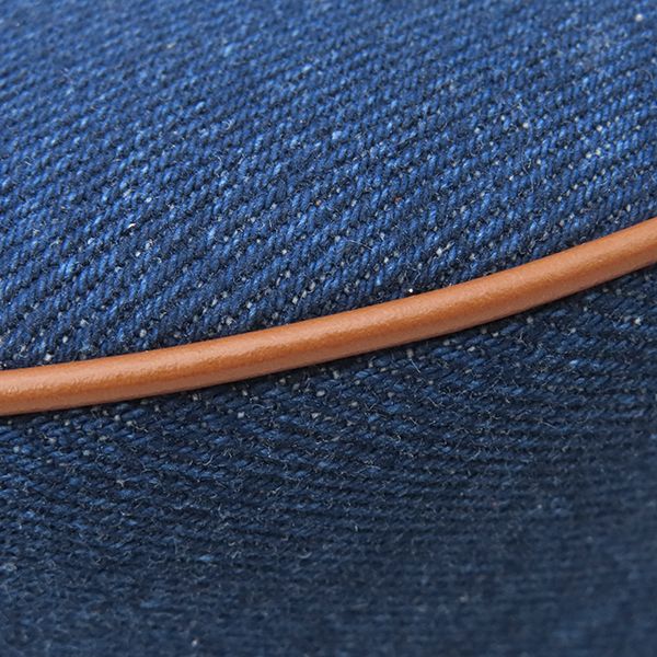 セリーヌ CELINE ハンドバッグ アヴァ デニム カーフ NAVY×TAN  