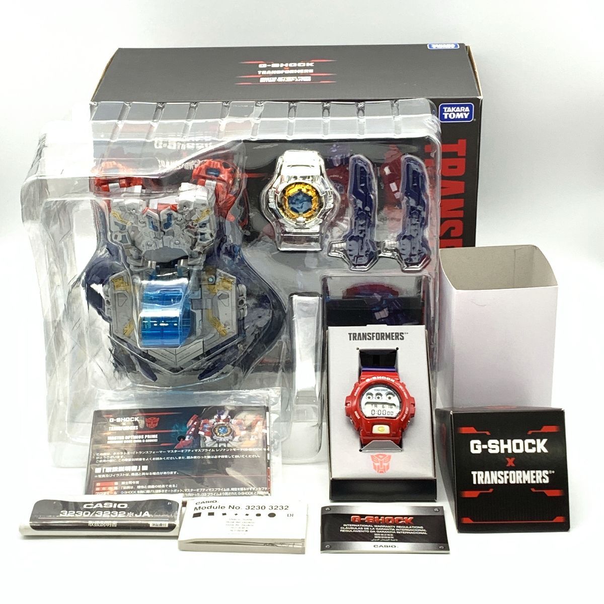 タカラトミー×カシオ CASIO G-SHOCK トランスフォーマーコラボ 