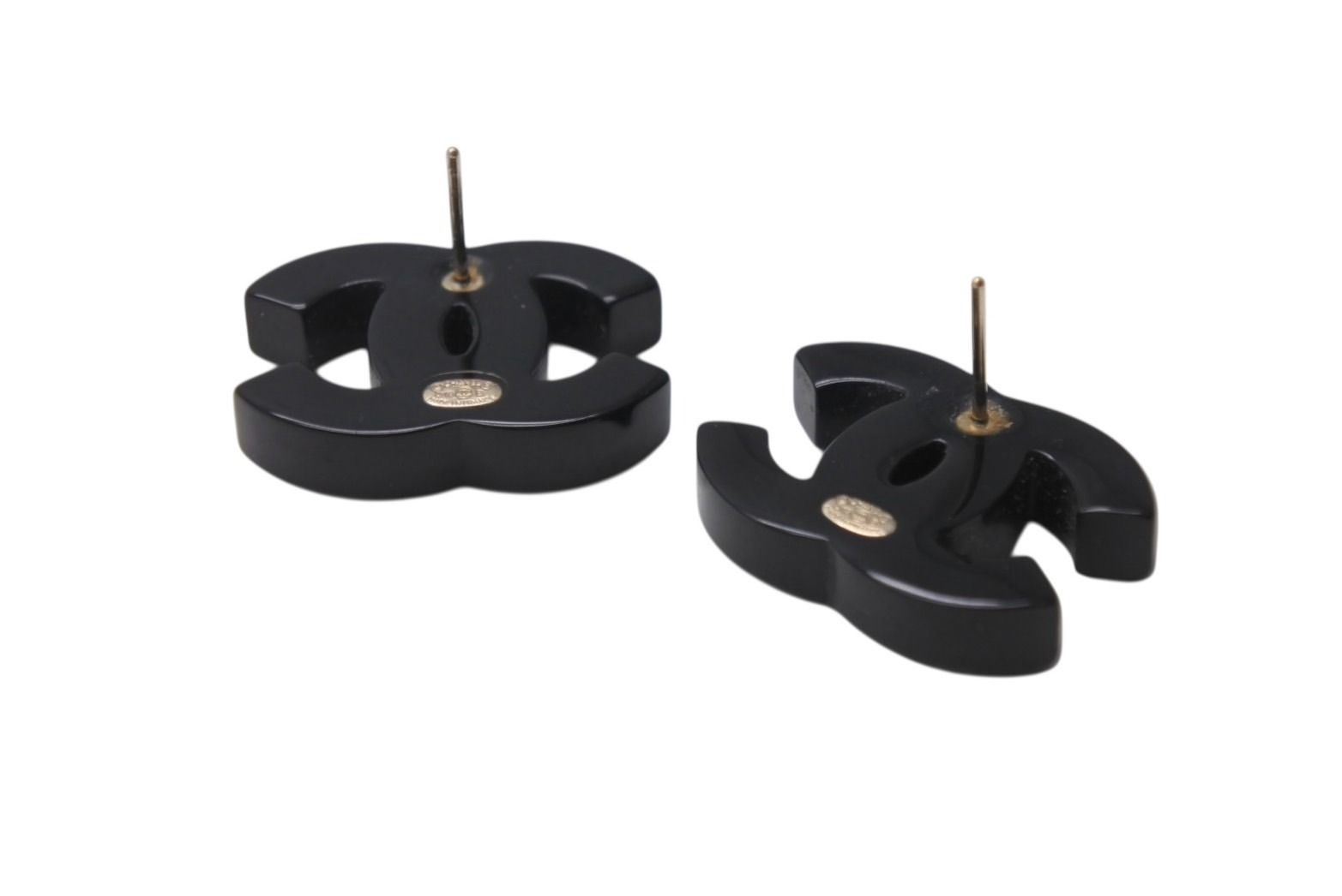 CHANEL シャネル ココマーク ピアス 重量約3.7g D19B刻印 レジン  