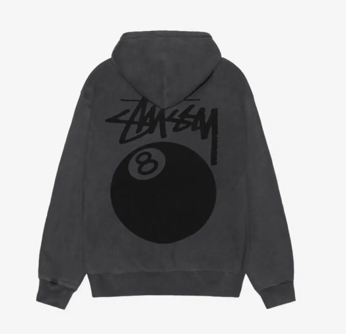 雷市場（ポンジャン）商品韓国直送】 STUSSY(ステューシー) 8 ボール PIGMENT(ピグメント) ダイド フード付き ジップアップパーカー  黒 XL - メルカリ