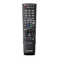 0106380499 RRMCGA952WJN1 テレビリモコン シャープ SHARP(中古品) 中古】0106380499 RRMCGA952WJN1 テレビリモコン シャープ SHARP