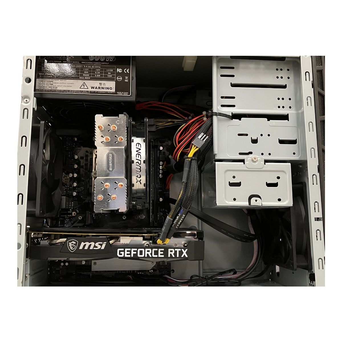 大幅割引！ BTOパソコン FRONTIER デスクトップ パソコン i5 10400F 16GB SSD 1TB RTX 3060 win11 M10496634