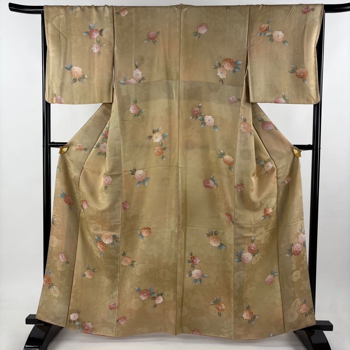 小紋 身丈165cm 裄丈67cm 正絹 美品 秀品 【中古】（小紋 身丈165cm 裄  