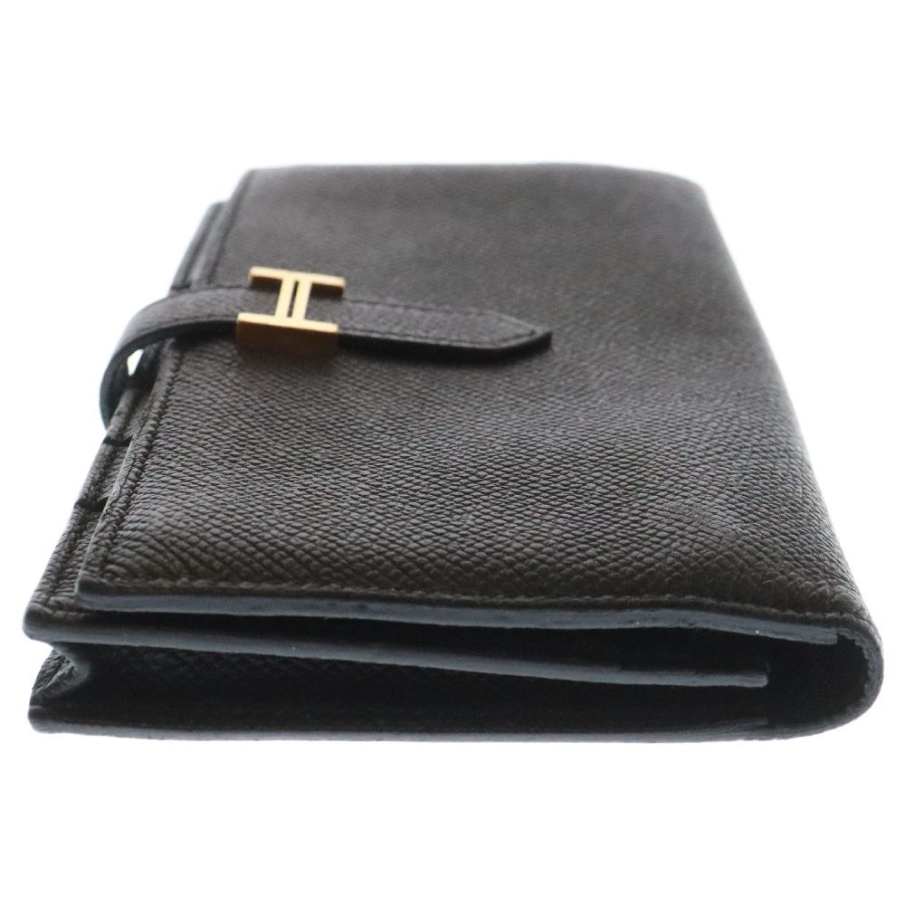 HERMES (エルメス) ベアンスフレ レザーロングウォレット 二つ折り 長  