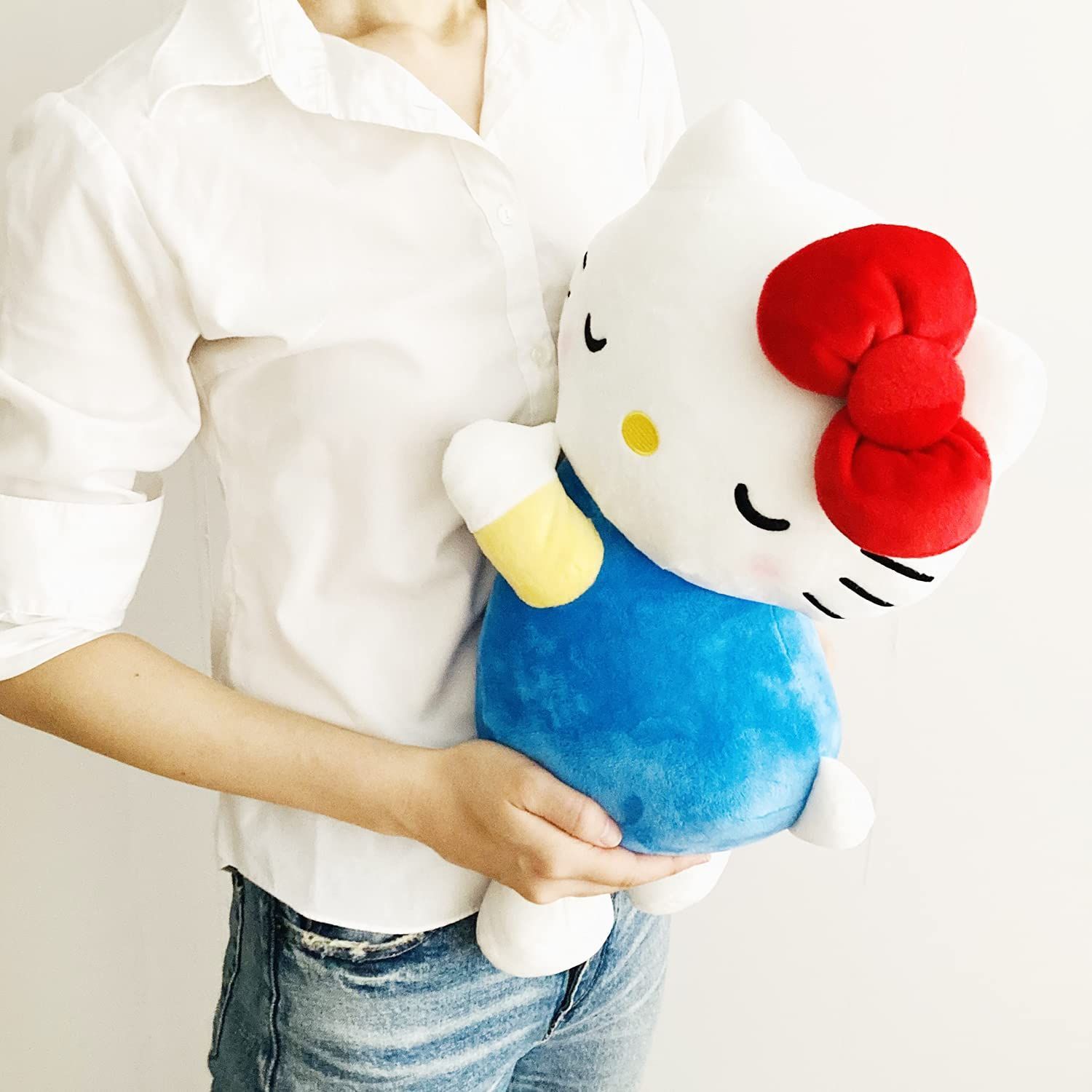 モリピロ サンリオ 抱き枕 クッション ハローキティ ブルー 約 40cm x 25cm SANRIO 公式 キャラクター グッズ キティちゃん  マイクロファイバー 添い寝 枕 抱き まくら だきまくら ぬいぐるみ マスコット 大きい かわいい 大人 子 - メルカリ