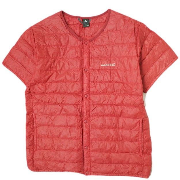 mont-bell モンベル スペリオダウン ラウンドネックT 1101424 S レッド