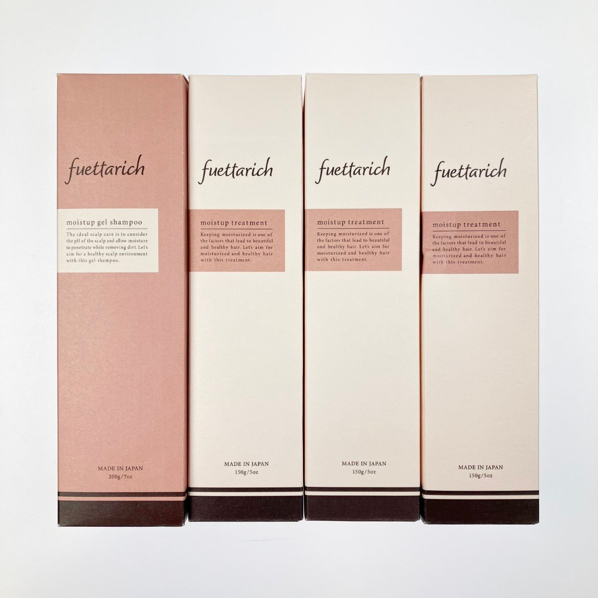 ▽▽ フエッタリッチ モイストアップ ジェル シャンプー トリートメント 4本セット 未開封品