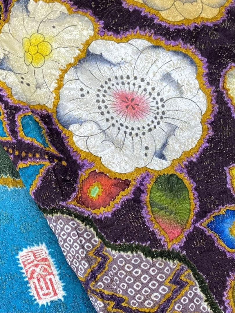 振袖 豪華 桐屋 翠山工房 辻ヶ花 金通し 絞り 身丈169cm 振袖 豪華 桐屋 翠山工房 辻ヶ花 金通し 絞り 身丈169cm 豪華【