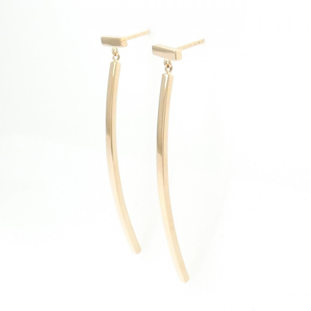 ティファニー Tワイヤー バー ピアス