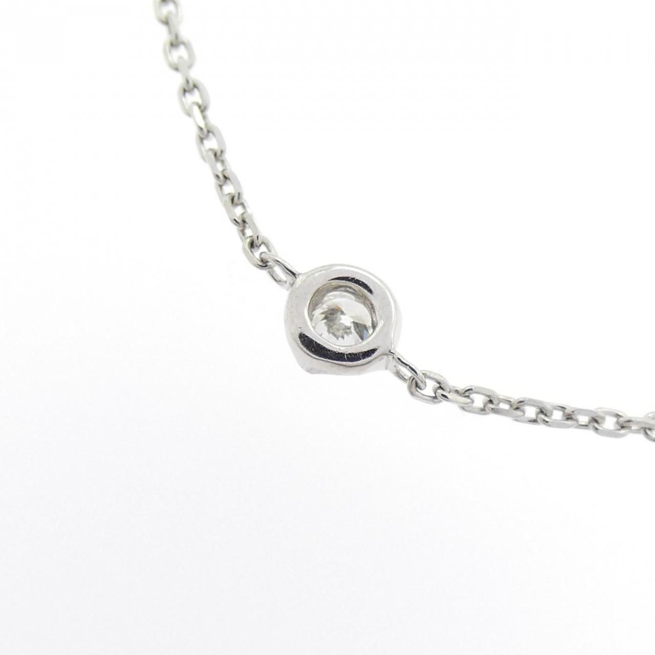 PT900/PT850 ダイヤモンド ネックレス 0.14CT - メルカリ