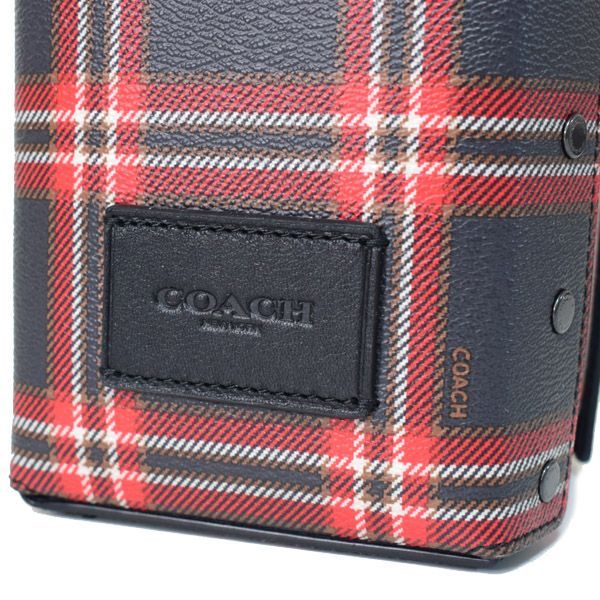 コーチ 小物 COACH スムースレザー コーティングキャンバス