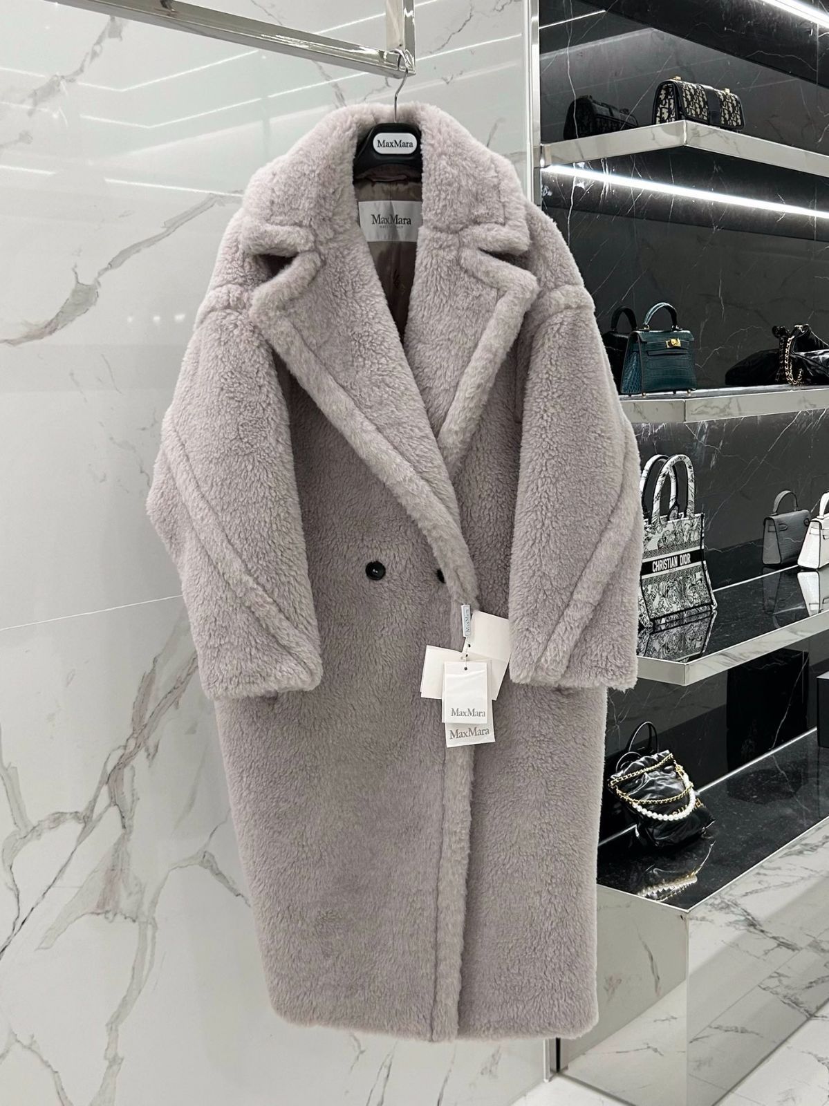 限定！【早い者勝ち】マックスマーラMax Mara テディベア アイコンコート サンド カシャXS - メルカリ