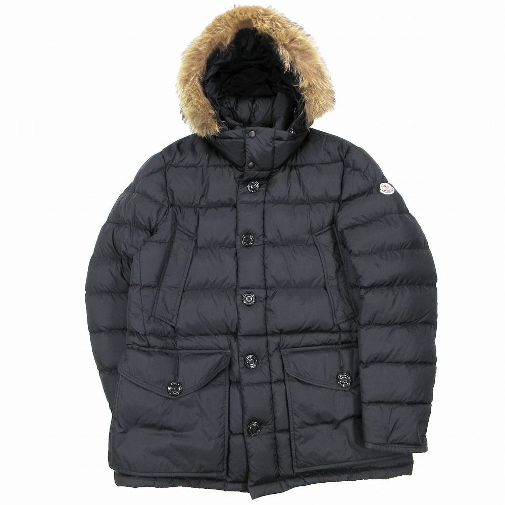 MONCLER クルーニー ダウンジャケット コヨーテファー フード ブラック MONCLER モンクレール CLUNY クルーニー ダウンジャケット コヨーテ