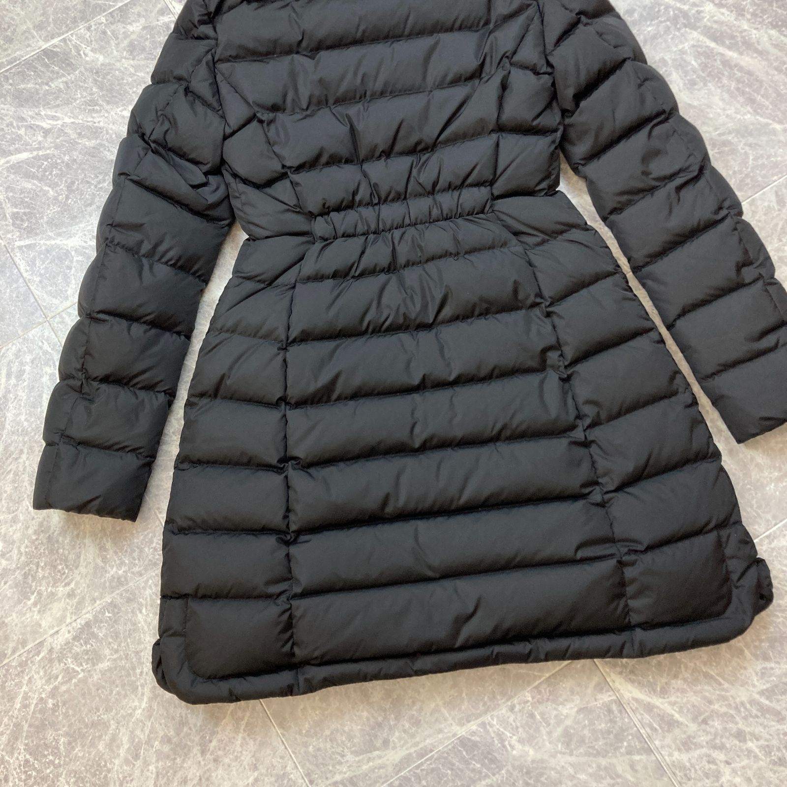 出品本日まで❣️⭐️モンクレール　フラメッテ　コートサイズ1ブラック MONCLER モンクレール FLAMMETTE GIUBBOTTO フラメッテ ダウン