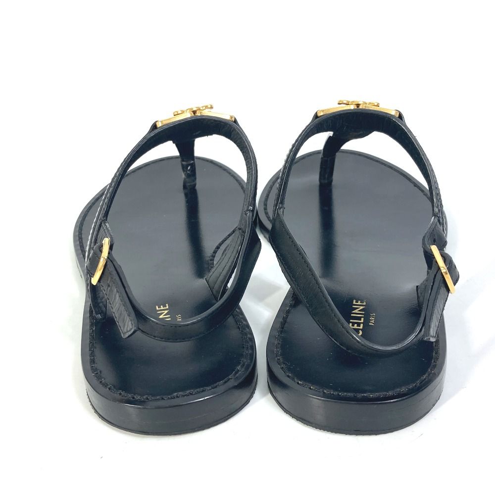 CELINE セリーヌ サンダル トングサンダル 33310 レザー - メルカリ