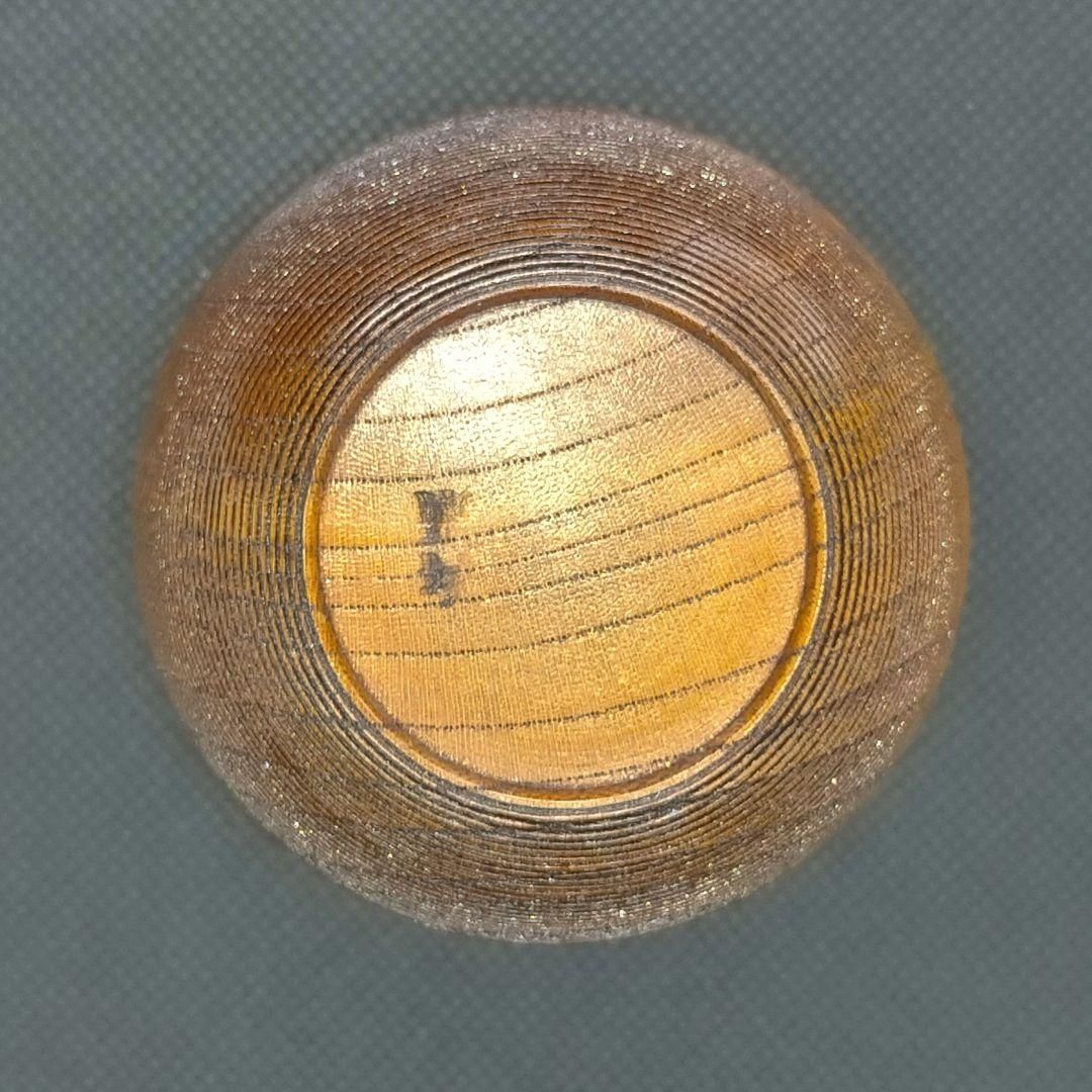 輪島塗棗 欅拭漆千筋糸目中棗 ケヤキ木地 茶道具 作家 天然木 - メルカリ