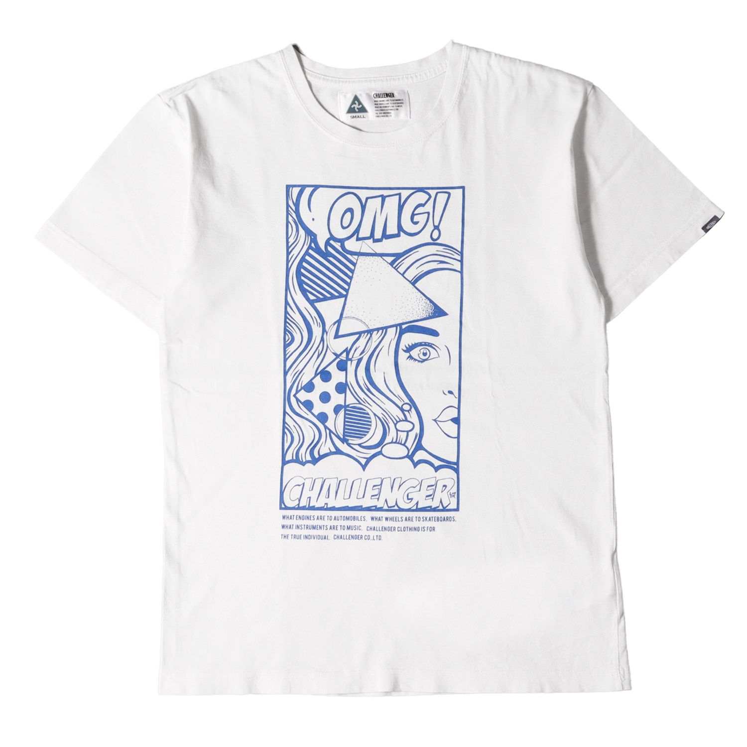 CHALLENGER チャレンジャー Tシャツ アメコミ グラフィック クルーネックTシャツ ホワイト 白 S トップス カットソー 半袖 カジュアル ブランド