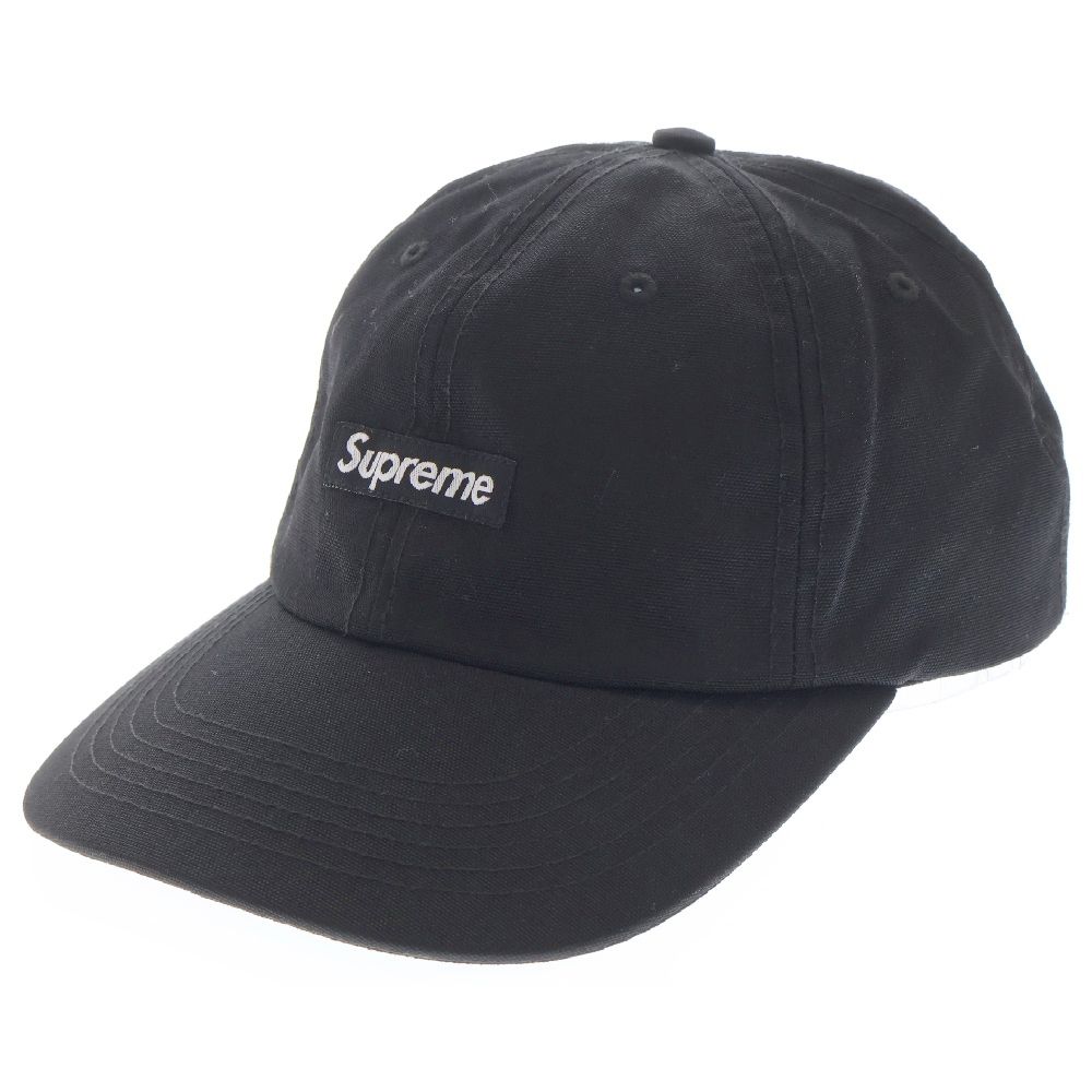 SUPREME (シュプリーム) 20AW Cordura Small Box 6-Panel コーデュラ スモール ボックス 6パネル キャップ 帽子 ブラック