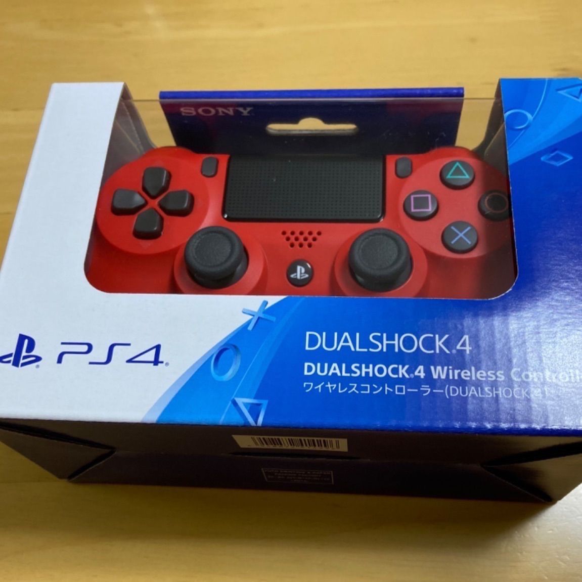 国産再入荷 PlayStation4 - 純正 デュアルショック4 マグマ・レッド