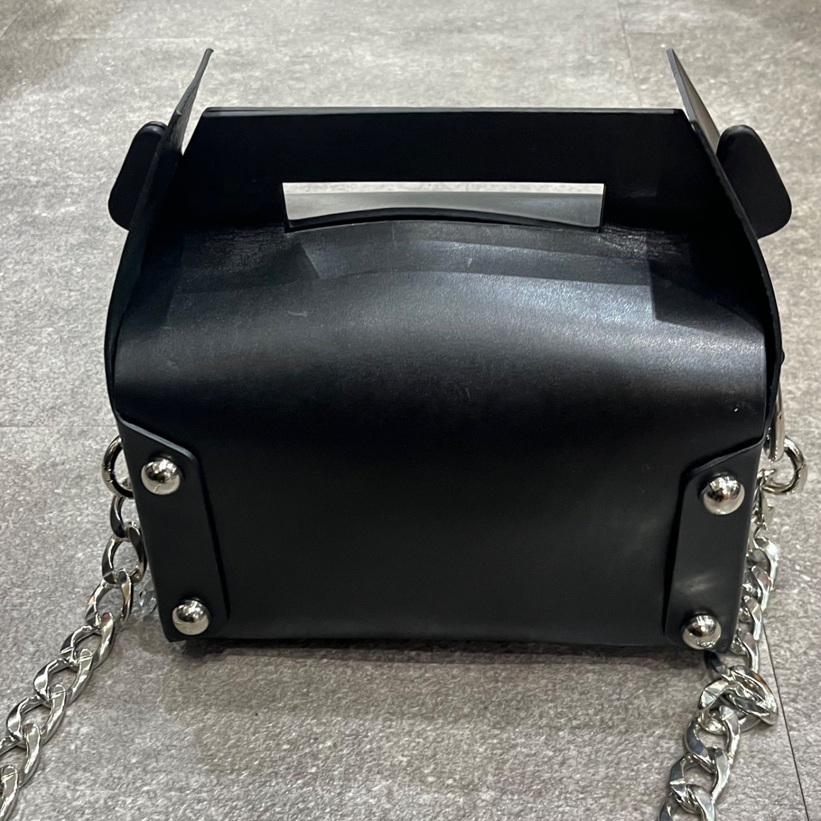 MASU 24AW Leather Cake Bag レザーケーキバッグ カバン 鞄 エム