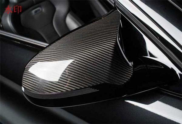 特売 BMW F80 M3 F82 F83 M4 2014以降車種 リアルカーボン製ミラーカバー 粘着式 左右2枚