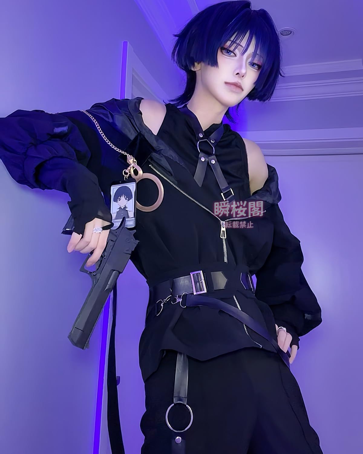 散兵 コスプレ ウィッグ付き 原神 国崩 放浪者 スカラマシュ 黒主 神父 ボディガード コスプレ衣装 フルセット コスチューム 大 ハロウィン CS0923BJ