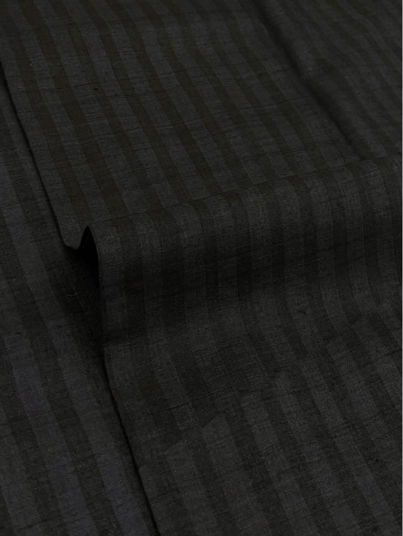 重要無形文化財指定 本場結城紬 奥順謹製 縦縞 正絹