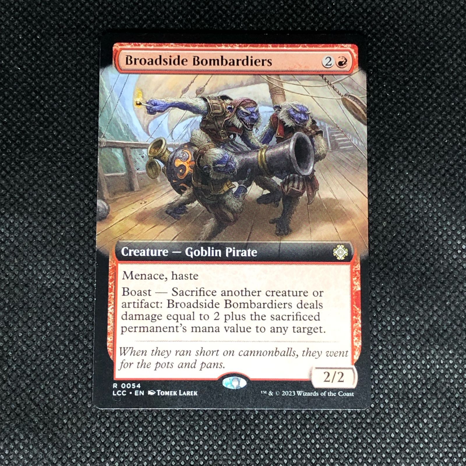 MTG 舷側砲の砲撃手 / Broadside Bombardiers 英語版 拡張アート 1枚