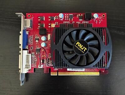 Palit Nvidia Gece GT 220 1GB DDR2 DVI HDMI VGA PCIe 2.0 x16 グラフィックス カード