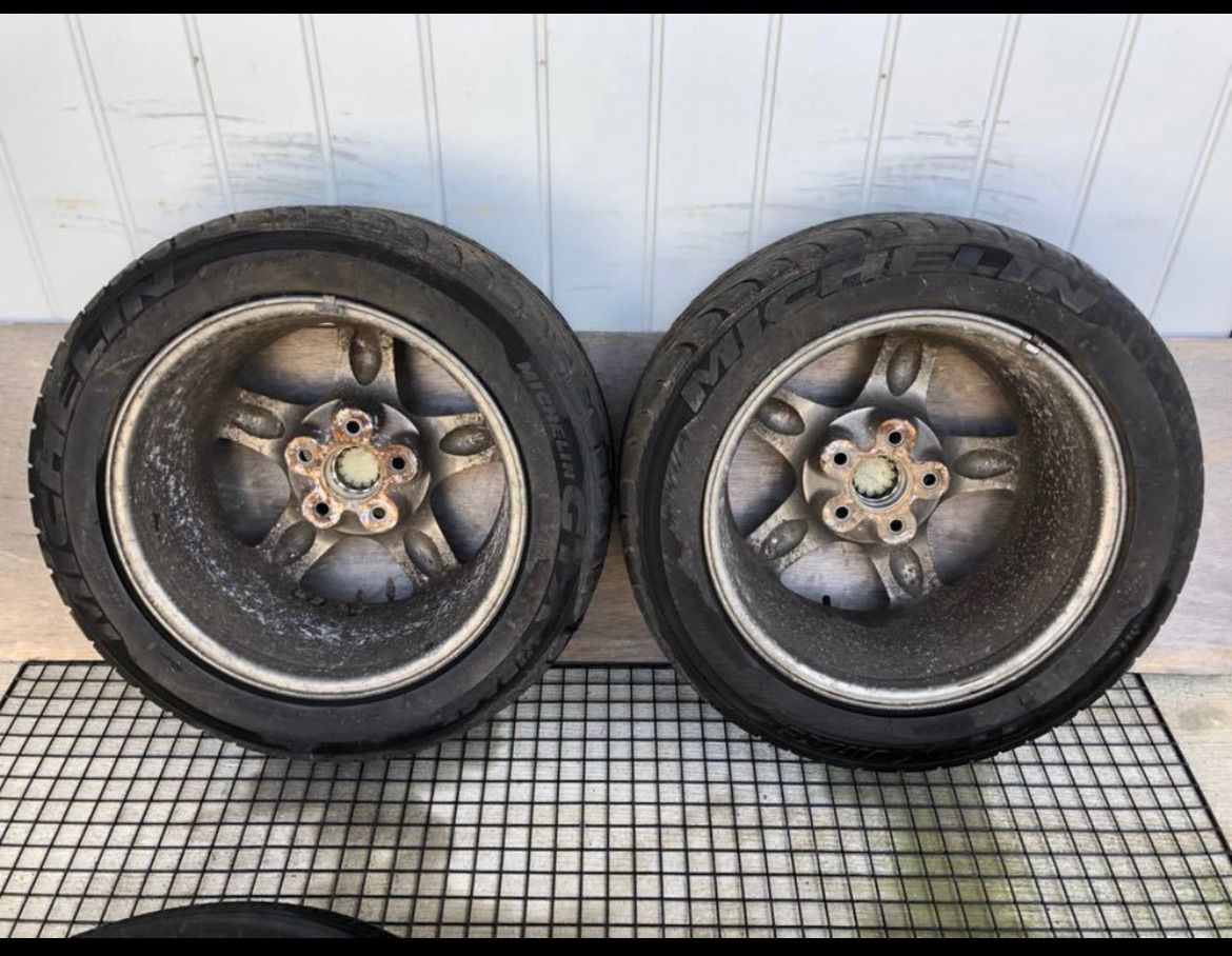 日産 GT-R R32 純正 8J+30 16インチ タイヤホイール 4本セット
